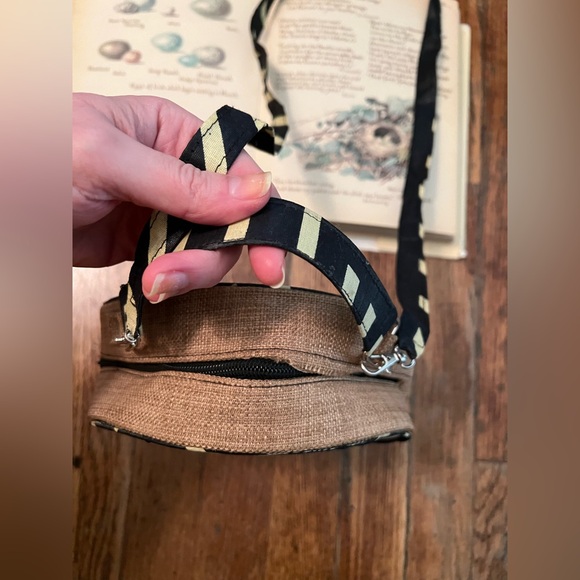 African Boho Round Circular Bag - Picture 4 of 5